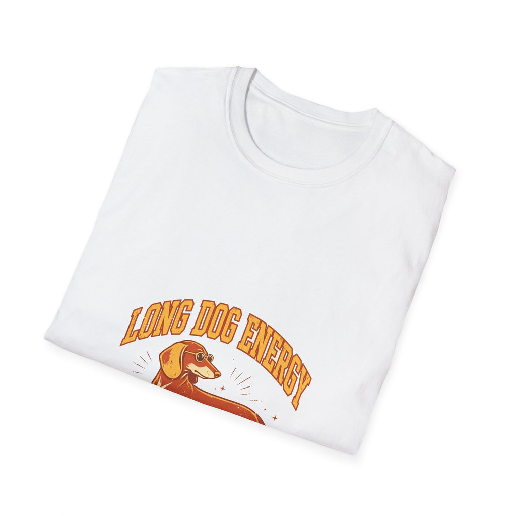 Long Dog Energy T-Shirt — Retro Dachshund Graphic Tee