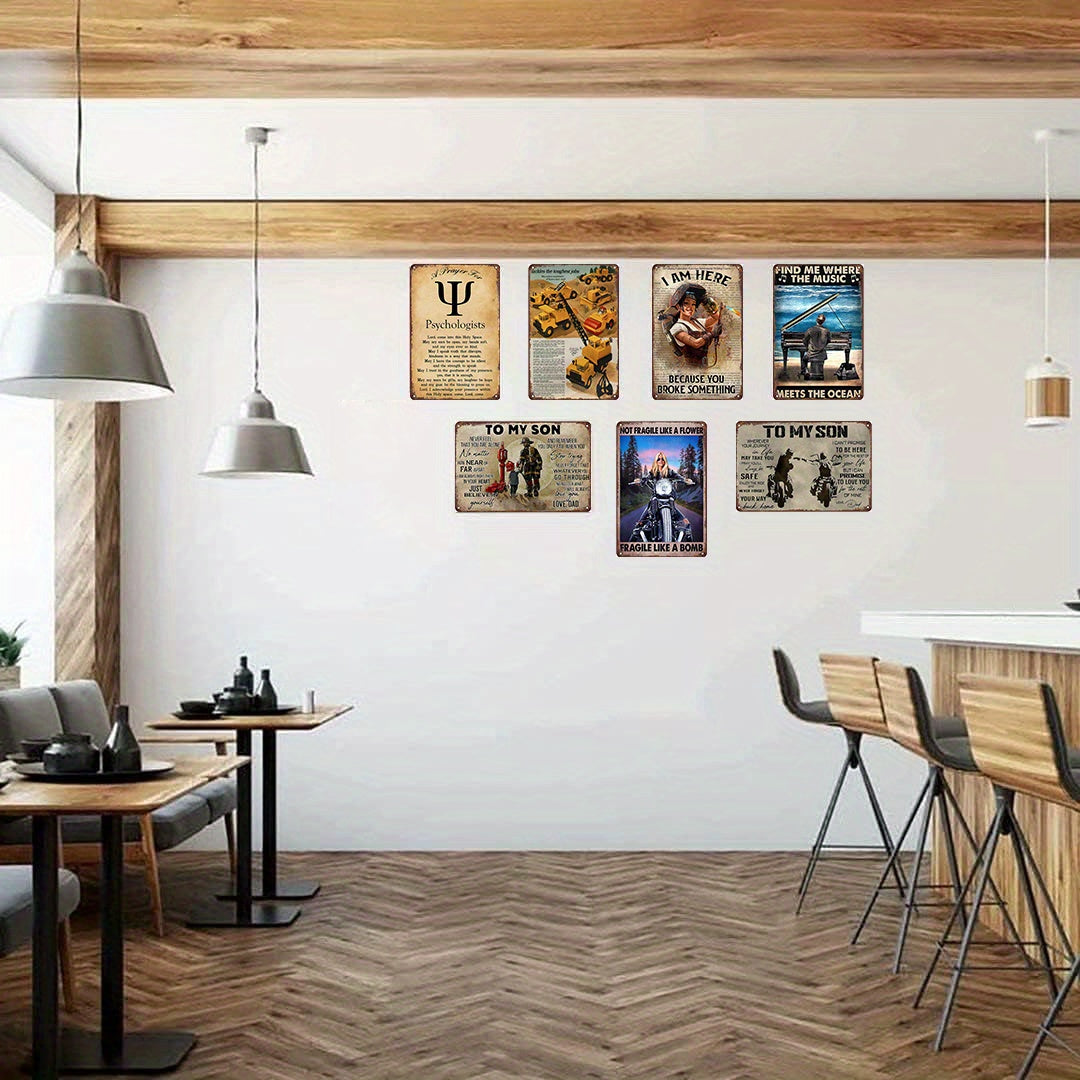 Dachshund Knowledge Vintage Metal Sign – Educational Doxie Anatomy & Facts Wall Art