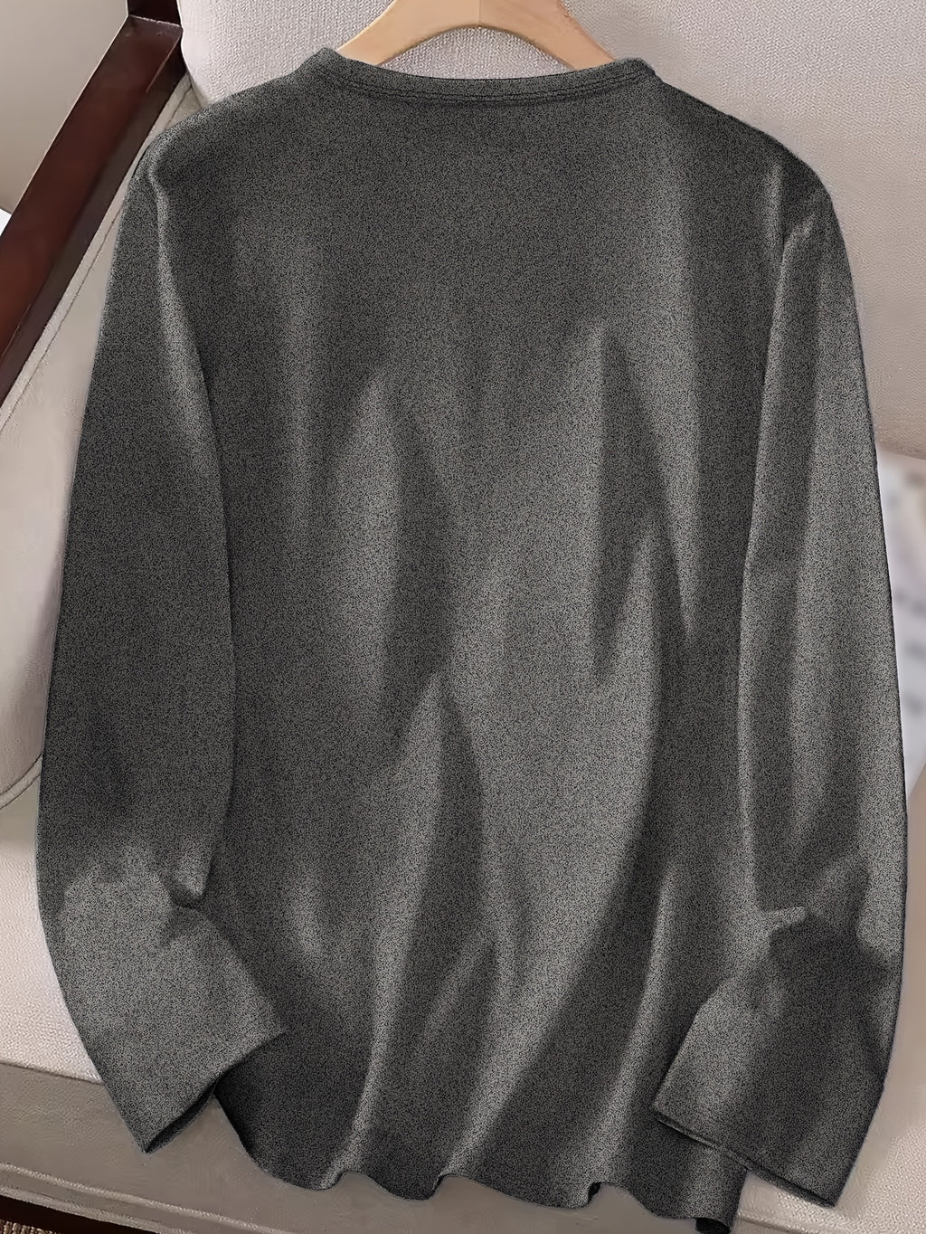 1pc Women'S Casual Long Sleeve T-Shirt with "Weenie Mom" Dachshund Print, Polyester Crew Neck Top for Spring & Fall, Regular Fit Letter Print Tee