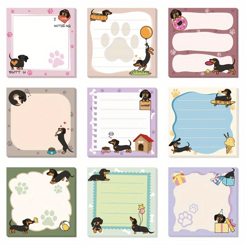 Dachshund Desk & Tech Kit – 4-Piece Wiener Dog Bundle (Phone Case, Sticky Notes, To-Do Pad, Stickers)