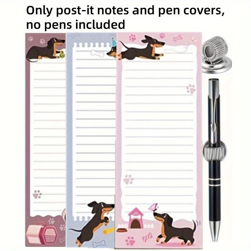 Dachshund Desk & Tech Kit – 4-Piece Wiener Dog Bundle (Phone Case, Sticky Notes, To-Do Pad, Stickers)