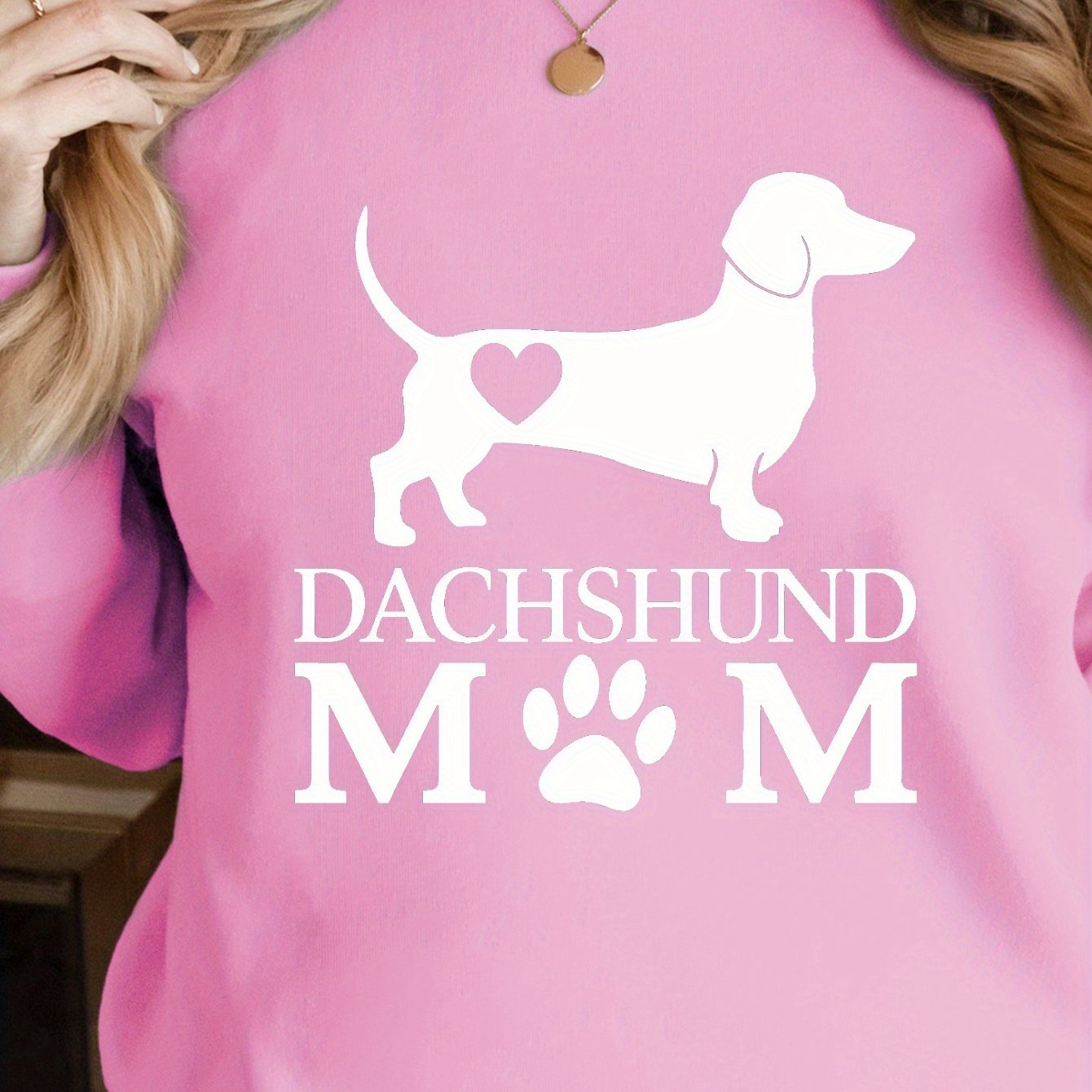 DACHSHUND MOM women's sweatshirts