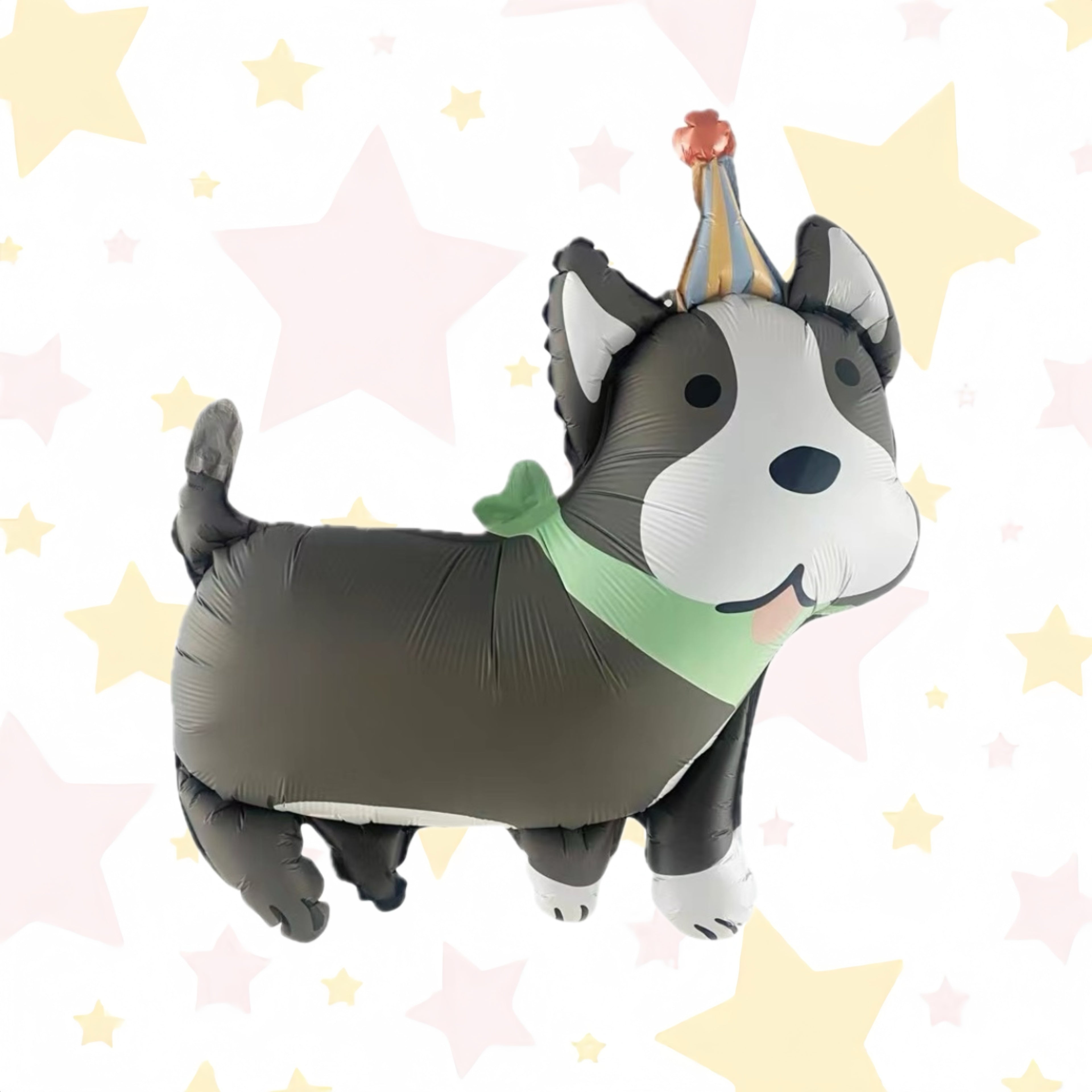 [Dog Birthday Party Balloons] Adorable Pet Birthday Party Balloons - Dachshund, Dalmatian, Husky & Bichon Designs with Stand-Up Feature - Perfect for Dog Lovers' Celebrations, Dog Birthday Party Supplies