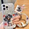 Dachshund Desk & Tech Kit – 4-Piece Wiener Dog Bundle (Phone Case, Sticky Notes, To-Do Pad, Stickers)