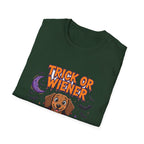 Trick or Wiener T-Shirt | Vampire Dachshund Halloween Graphic Tee
