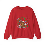 Merry Wiener Christmas Sweatshirt | Santa Dachshund Holiday Crewneck