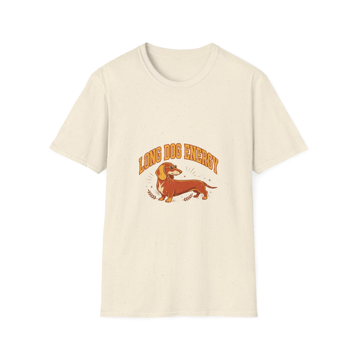 Long Dog Energy T-Shirt — Retro Dachshund Graphic Tee