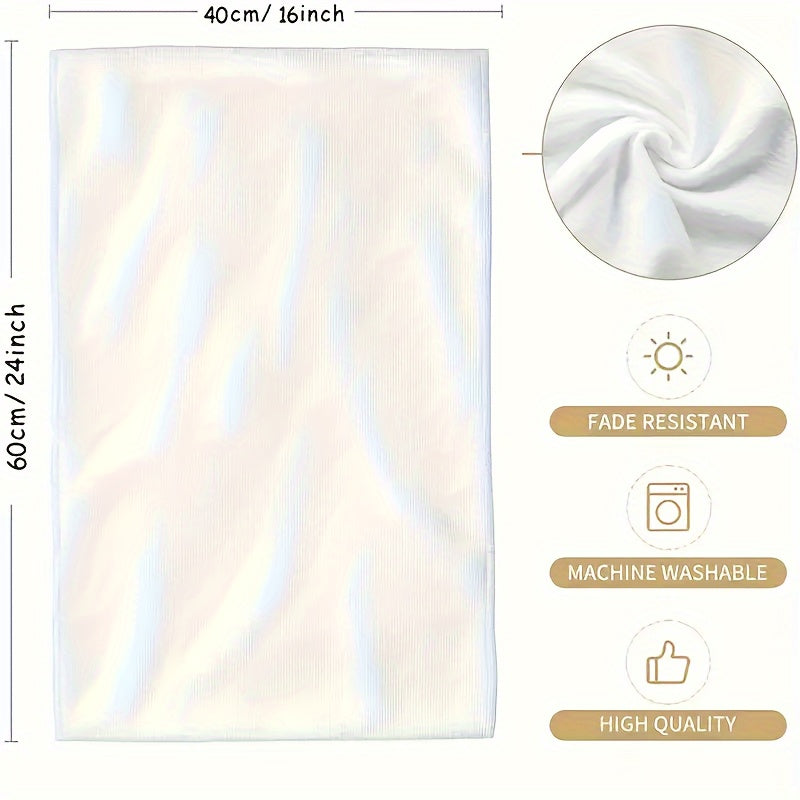 Dachshund Themed Polyester Dish Towels Set - 2 Pack, Waffle Weave Kitchen Hand Towels with Cute Dachshund Prints, Humorous Dog-Themed Gift for Pet Lovers