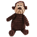 Classic Corduroy Critter Dog Toy – Durable Squeaky Plush for Small & Medium Dogs