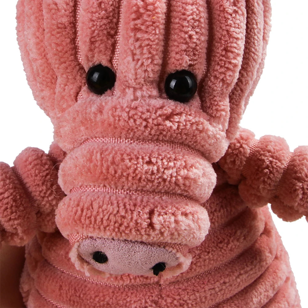 Classic Corduroy Critter Dog Toy – Durable Squeaky Plush for Small & Medium Dogs