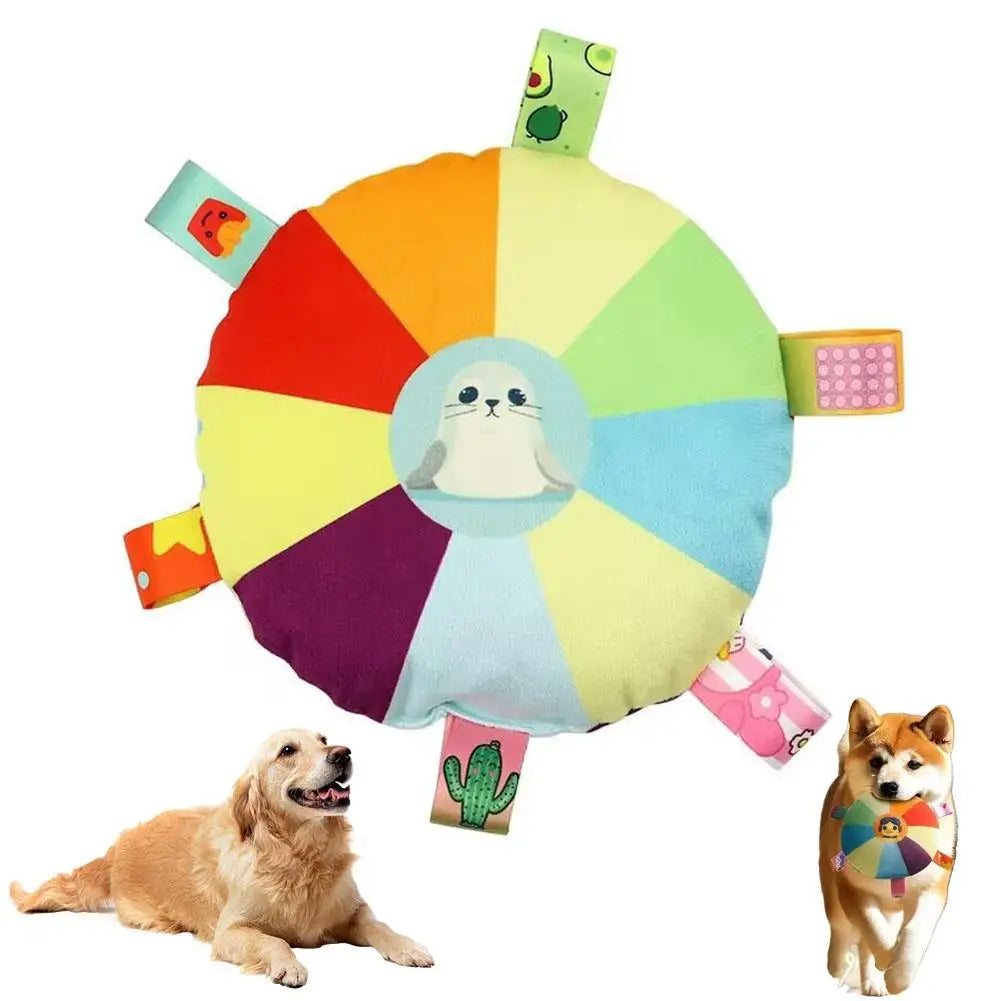 Soft-Flight Plush Flying Saucer Dog Toy – Aerodynamic Interactive Fetch Toy