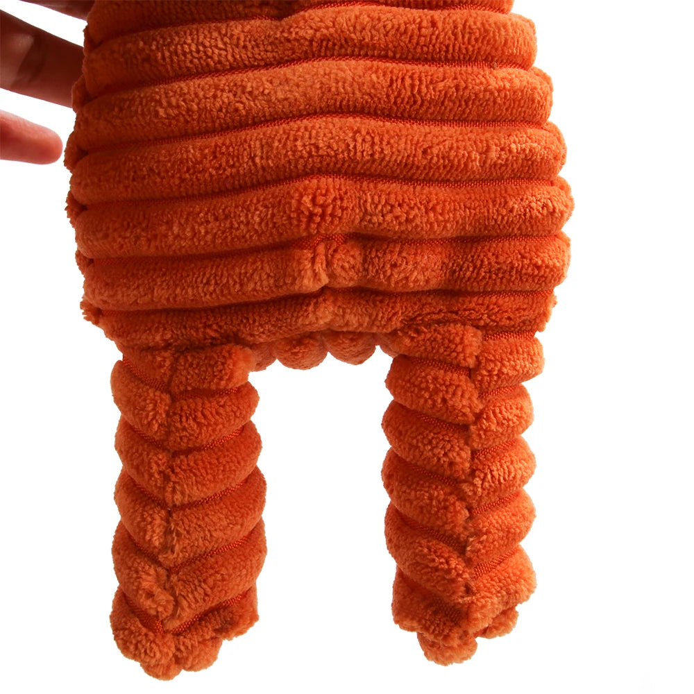 Classic Corduroy Critter Dog Toy – Durable Squeaky Plush for Small & Medium Dogs
