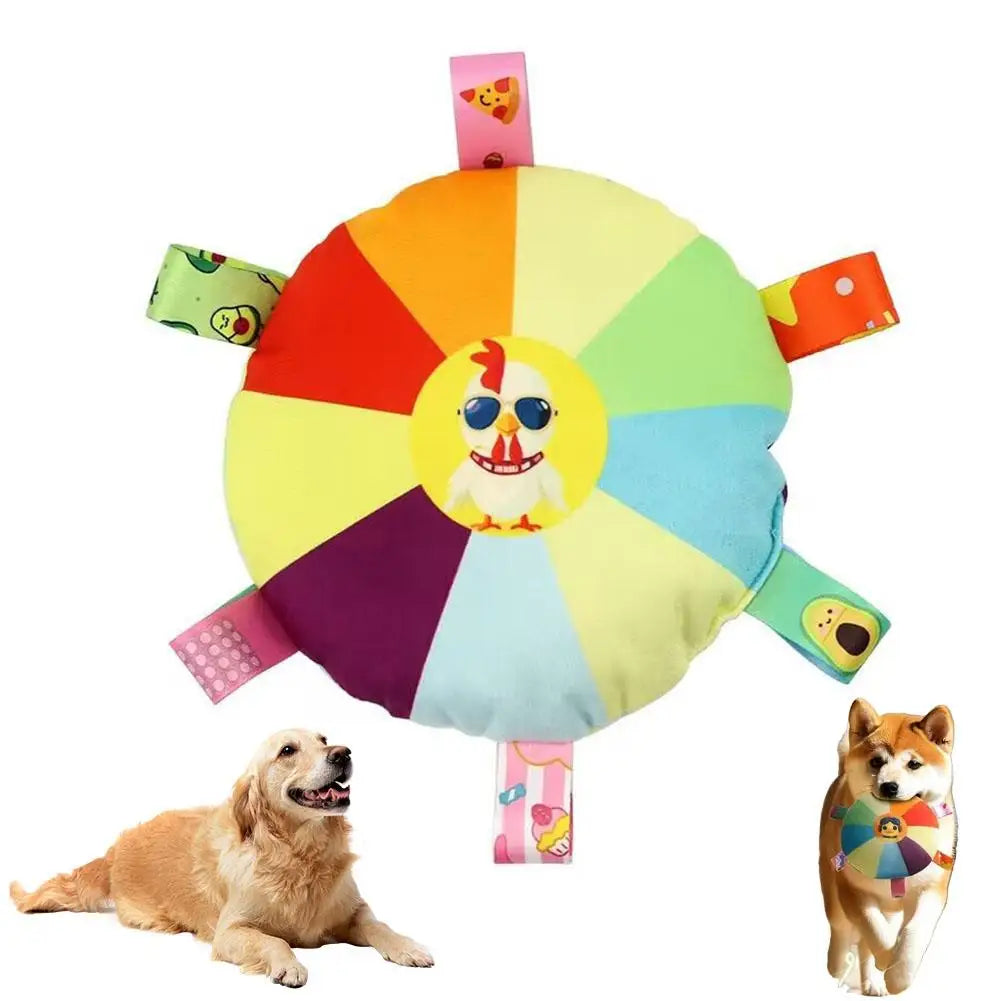 Soft-Flight Plush Flying Saucer Dog Toy – Aerodynamic Interactive Fetch Toy