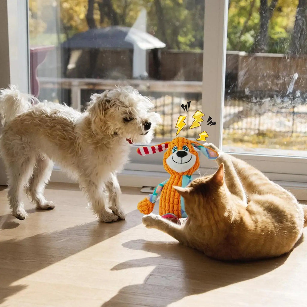 Wildwood Critters Squeaky Plush – Durable Fleece Molar & Chew Toy for Dogs