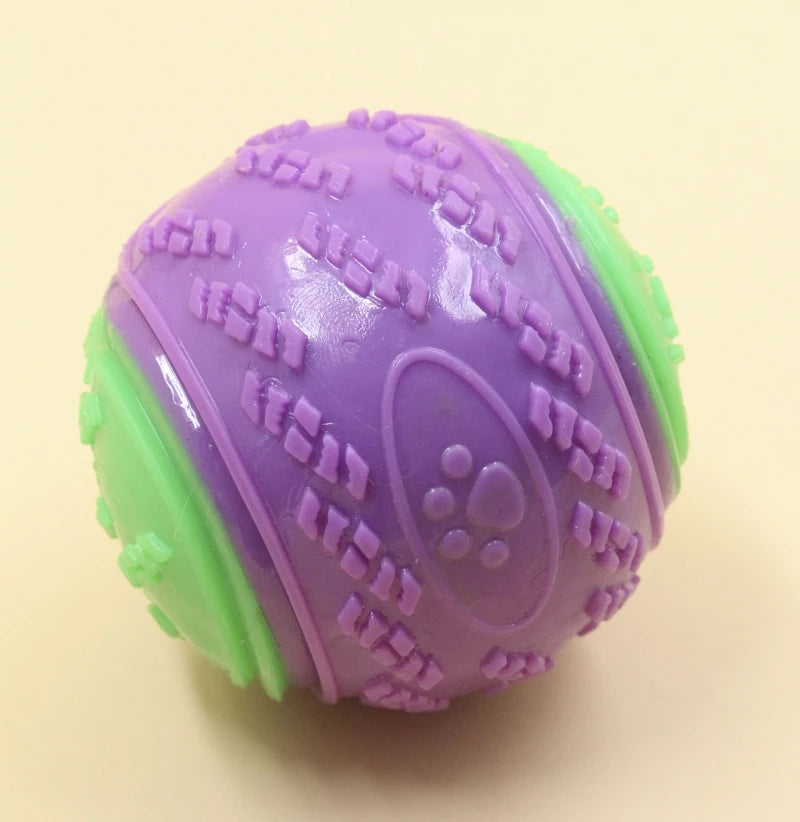 Pelota dental chirriadora Tough-Teeth: juguete duradero para perros