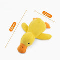 Long-Neck Honking Goose Dog Toy – Tough Pineapple-Grid Plush for Puppies & Adults