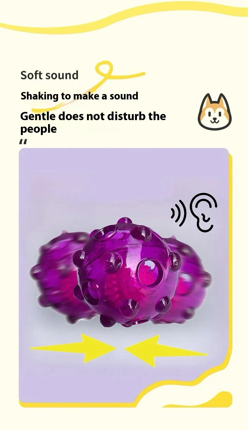 Smart LED Interactive Rolling Ball – Automatic Motion-Activated Pet Toy for Boredom Relief