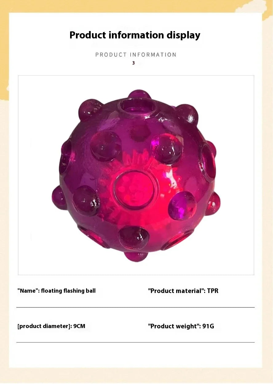Smart LED Interactive Rolling Ball – Automatic Motion-Activated Pet Toy for Boredom Relief