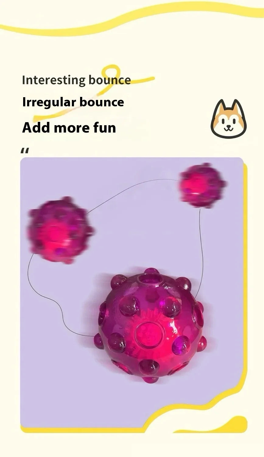 Smart LED Interactive Rolling Ball – Automatic Motion-Activated Pet Toy for Boredom Relief