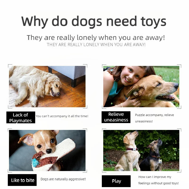 Animal Buddy Squeaker Dog Toy – Interactive Plush & Rope Chew for Puppies & Adults