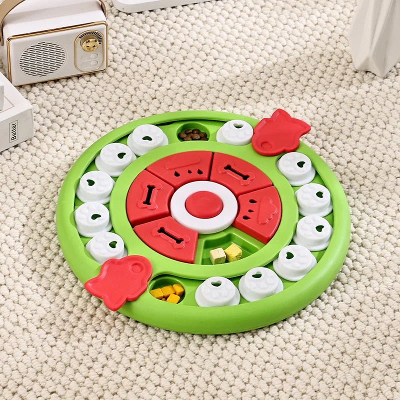 "Brainiac" Interactive Dog Puzzle – Level 2 Enrichment Feeder & Mental Stimulation Toy