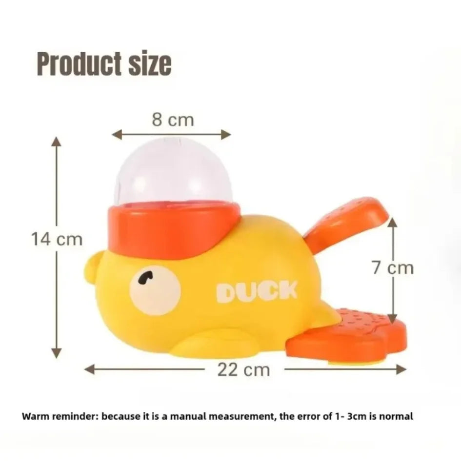 Juguete interactivo para perros Wobble-Duck: comedero lento y dispensador de golosinas que potencia el coeficiente intelectual