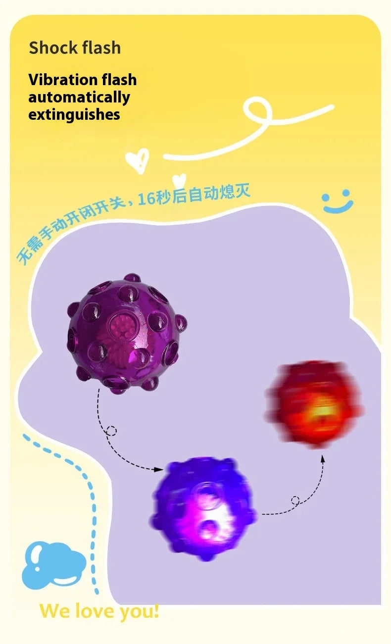 Smart LED Interactive Rolling Ball – Automatic Motion-Activated Pet Toy for Boredom Relief