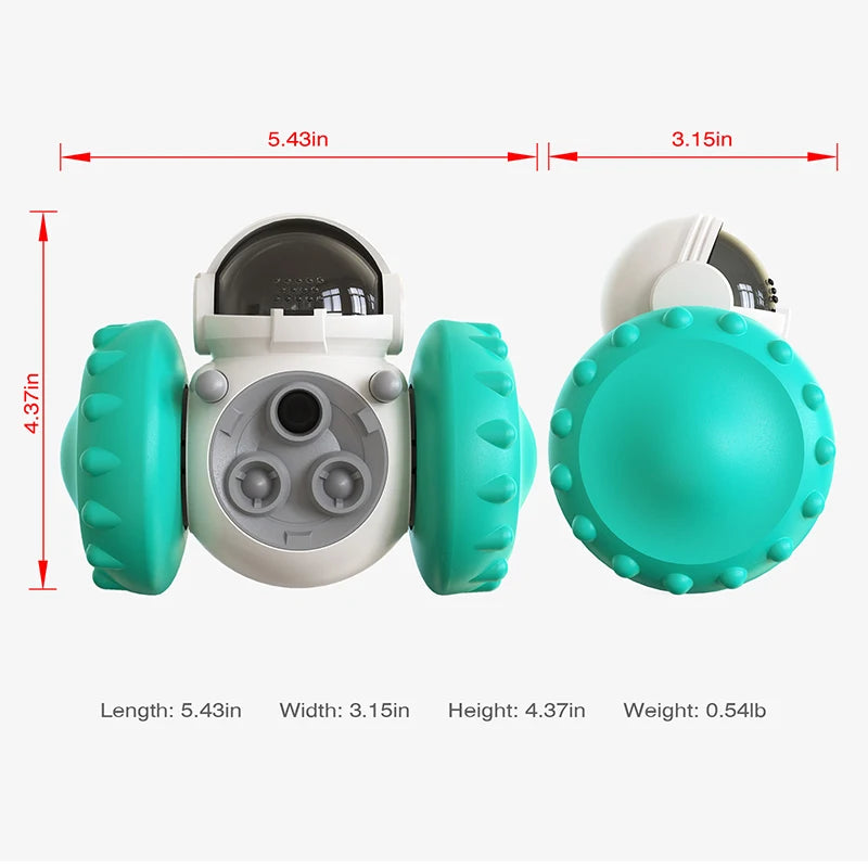 Interactive Tumbler Puzzle Dog Toy – IQ-Boosting Slow Feeder & Treat Dispenser