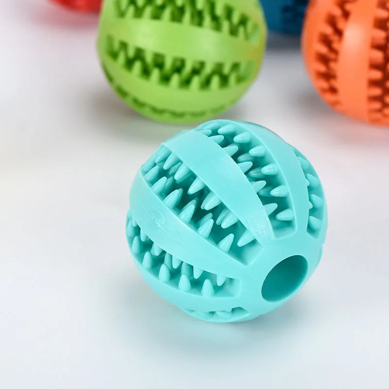 Interactive Dental Treat Ball – Durable Bite-Resistant Rubber Slow Feeder for All Dogs