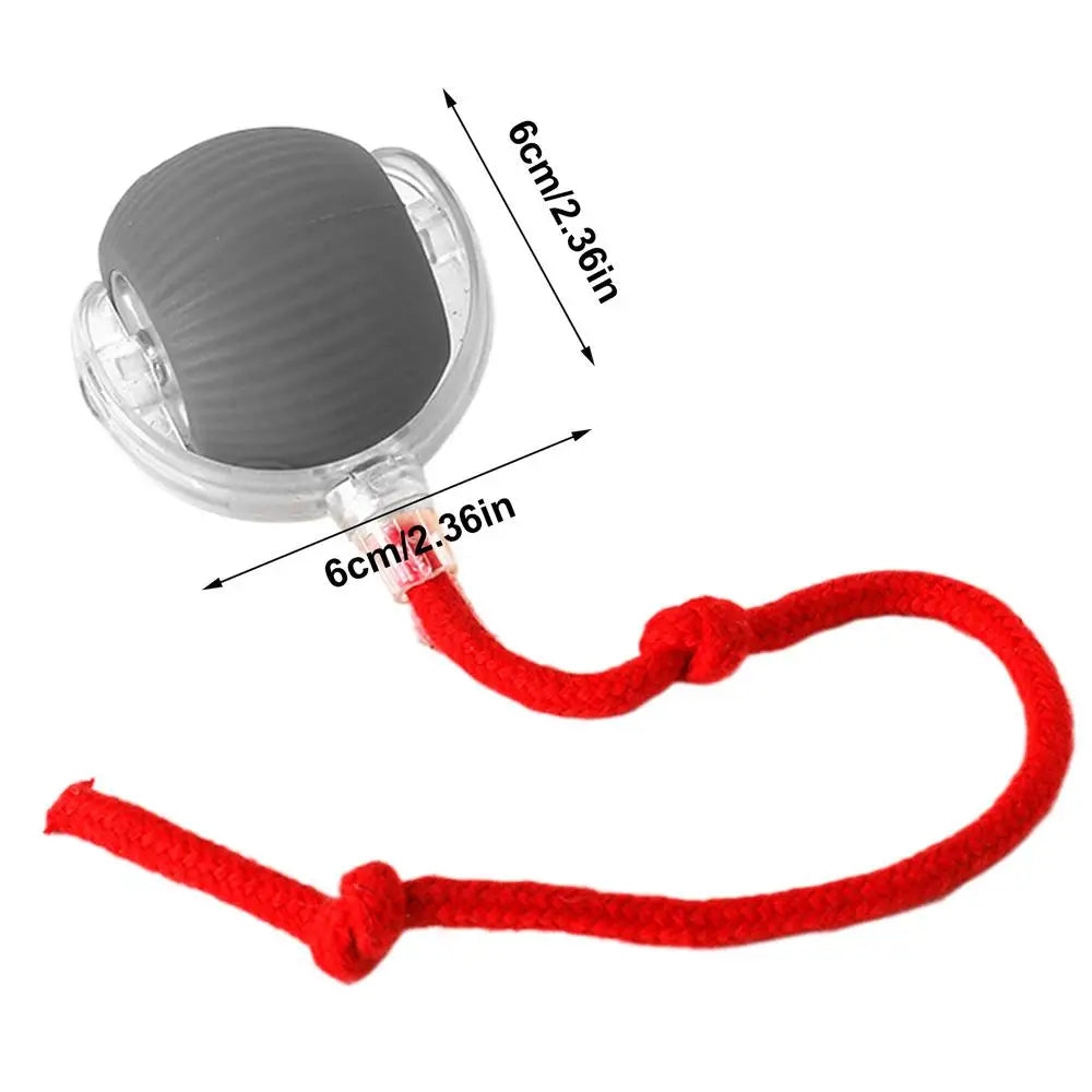 Pelota interactiva inteligente para perros: rueda automáticamente y evita obstáculos.