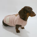 Wiener Badger Sausage Warm Berber Fleece Short Sleeves Pink Brown Vest Winter Sweatshirt for Dachshund Poodle Puppy