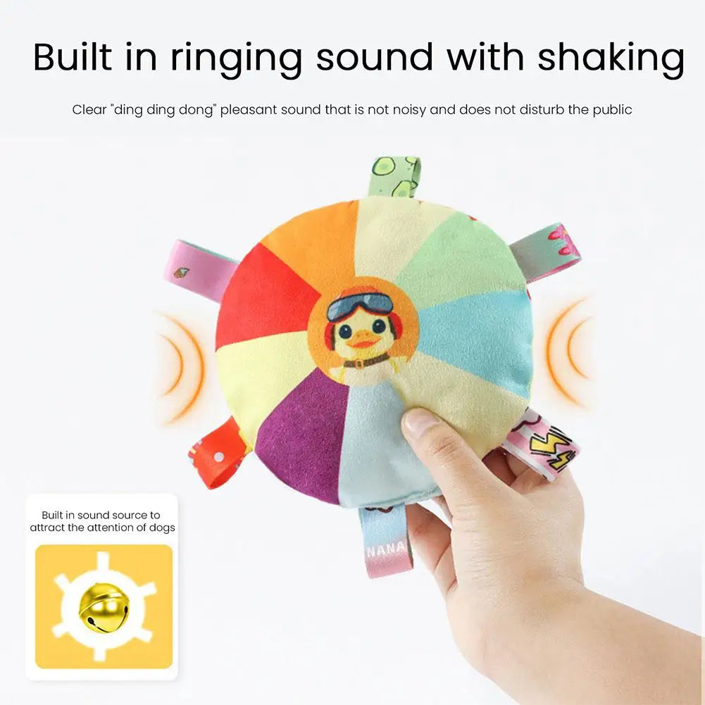 Soft-Flight Plush Flying Saucer Dog Toy – Aerodynamic Interactive Fetch Toy