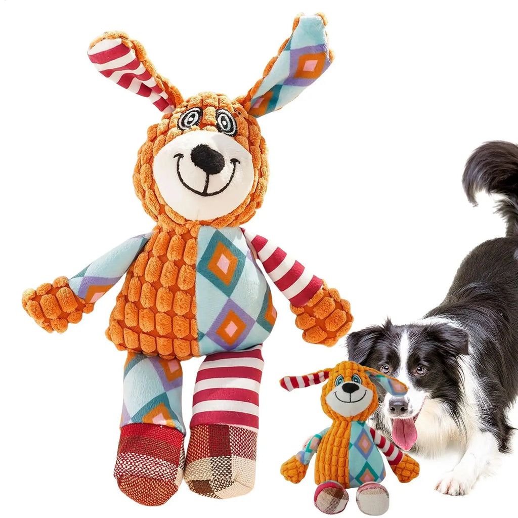 Wildwood Critters Squeaky Plush – Durable Fleece Molar & Chew Toy for Dogs