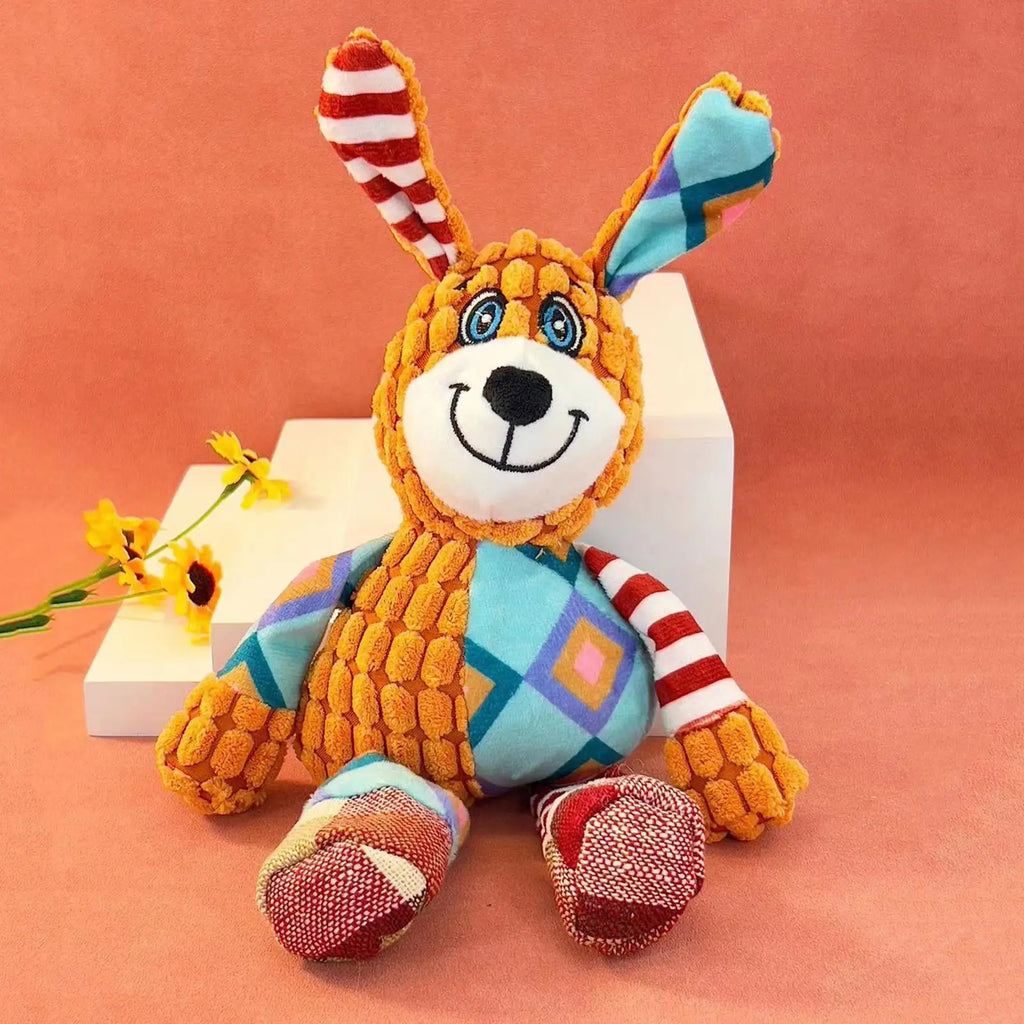 Wildwood Critters Squeaky Plush – Durable Fleece Molar & Chew Toy for Dogs
