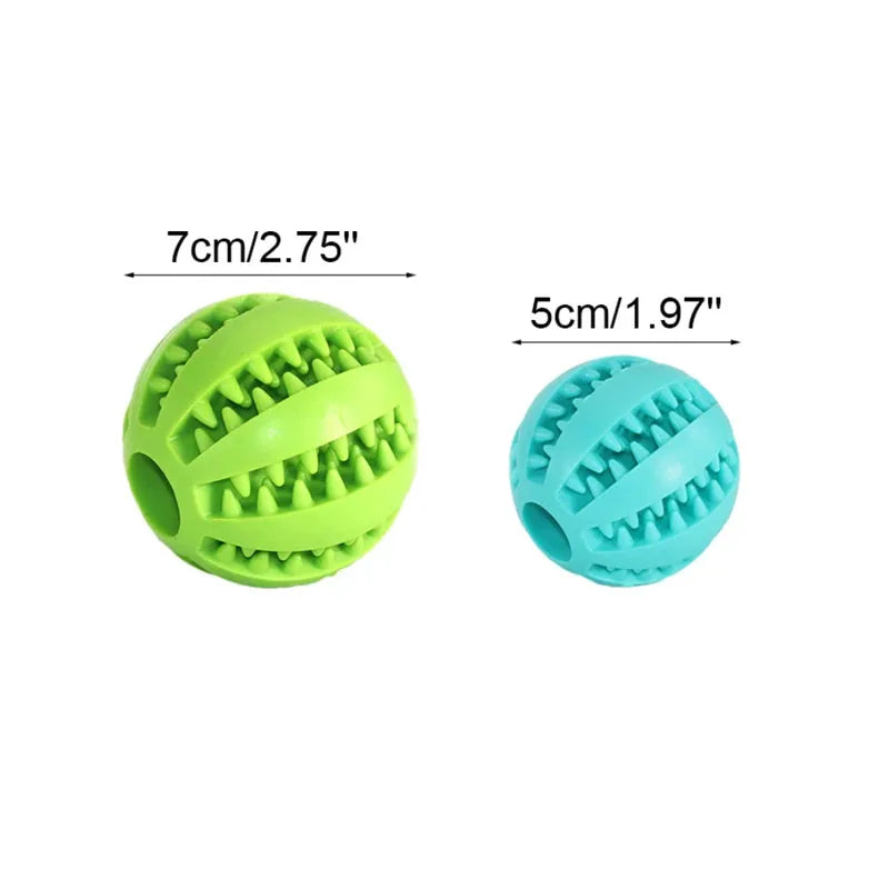Interactive Dental Treat Ball – Durable Bite-Resistant Rubber Slow Feeder for All Dogs