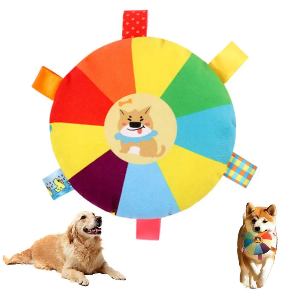 Soft-Flight Plush Flying Saucer Dog Toy – Aerodynamic Interactive Fetch Toy