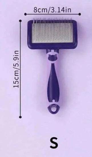 Professional Pet Grooming Brush – Dematting & Detangling Tool for All Hair Types