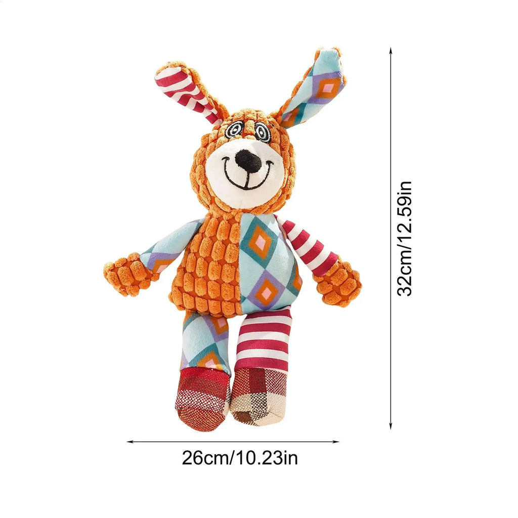 Wildwood Critters Squeaky Plush – Durable Fleece Molar & Chew Toy for Dogs