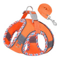 Reflective Plaid Dog Harness & Leash Set – Step-In Mesh Vest for Dachshunds