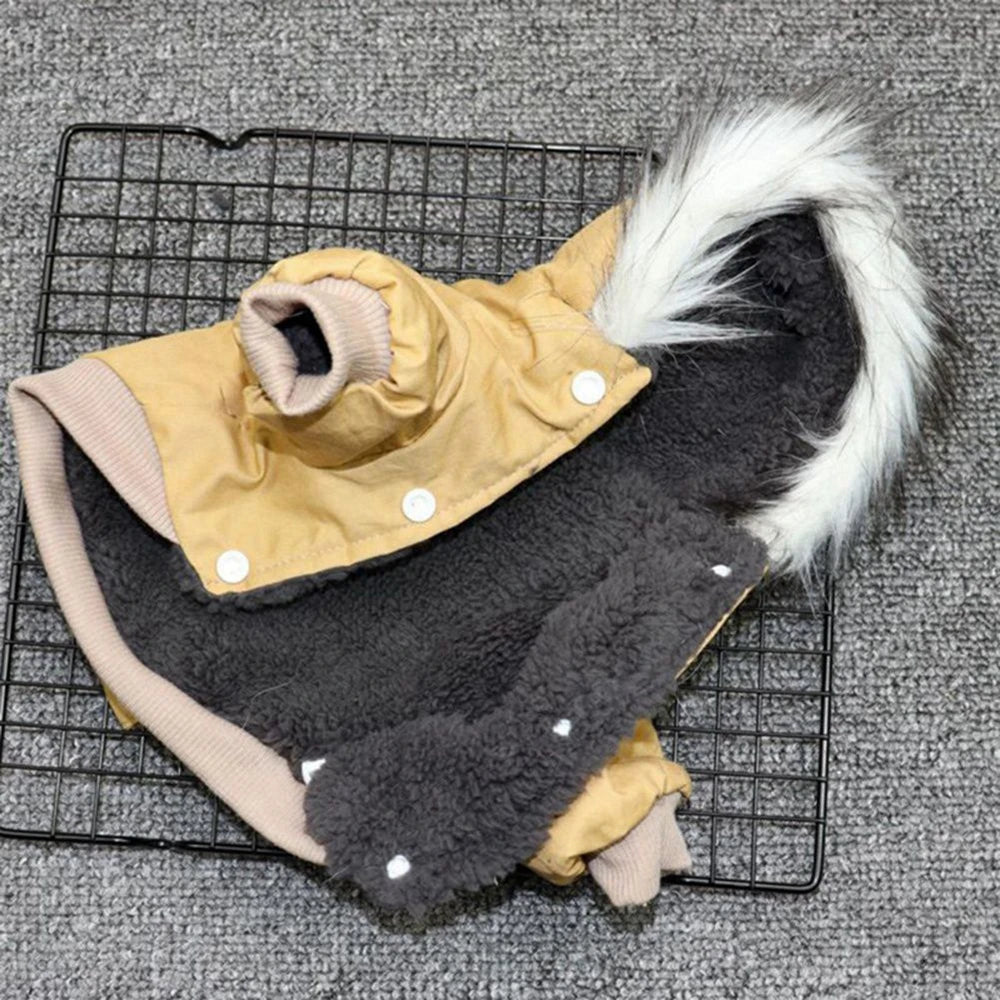 Winter Puppy Pet Dog Coat for Small Medium Dogs Thicken Warm Chihuahua Yorkies Hoodie Pets Jacket Clothing