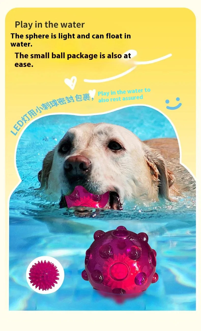Smart LED Interactive Rolling Ball – Automatic Motion-Activated Pet Toy for Boredom Relief