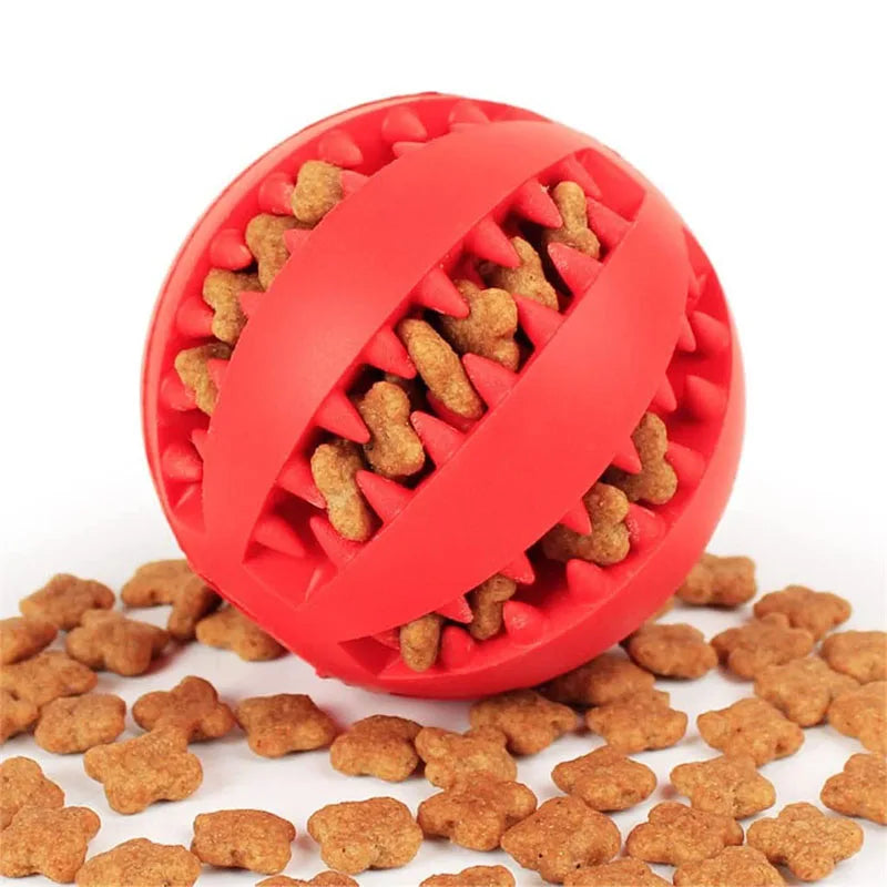 Interactive Dental Treat Ball – Durable Bite-Resistant Rubber Slow Feeder for All Dogs