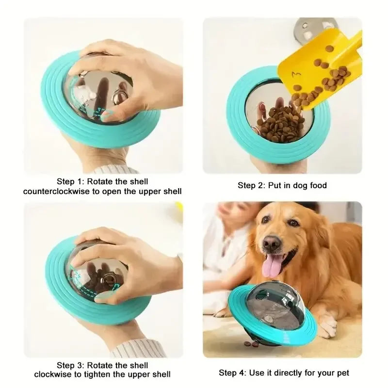 Interactive "Leaky" Dog Treat Toy – IQ-Boosting Slow Feeder for Small Breeds