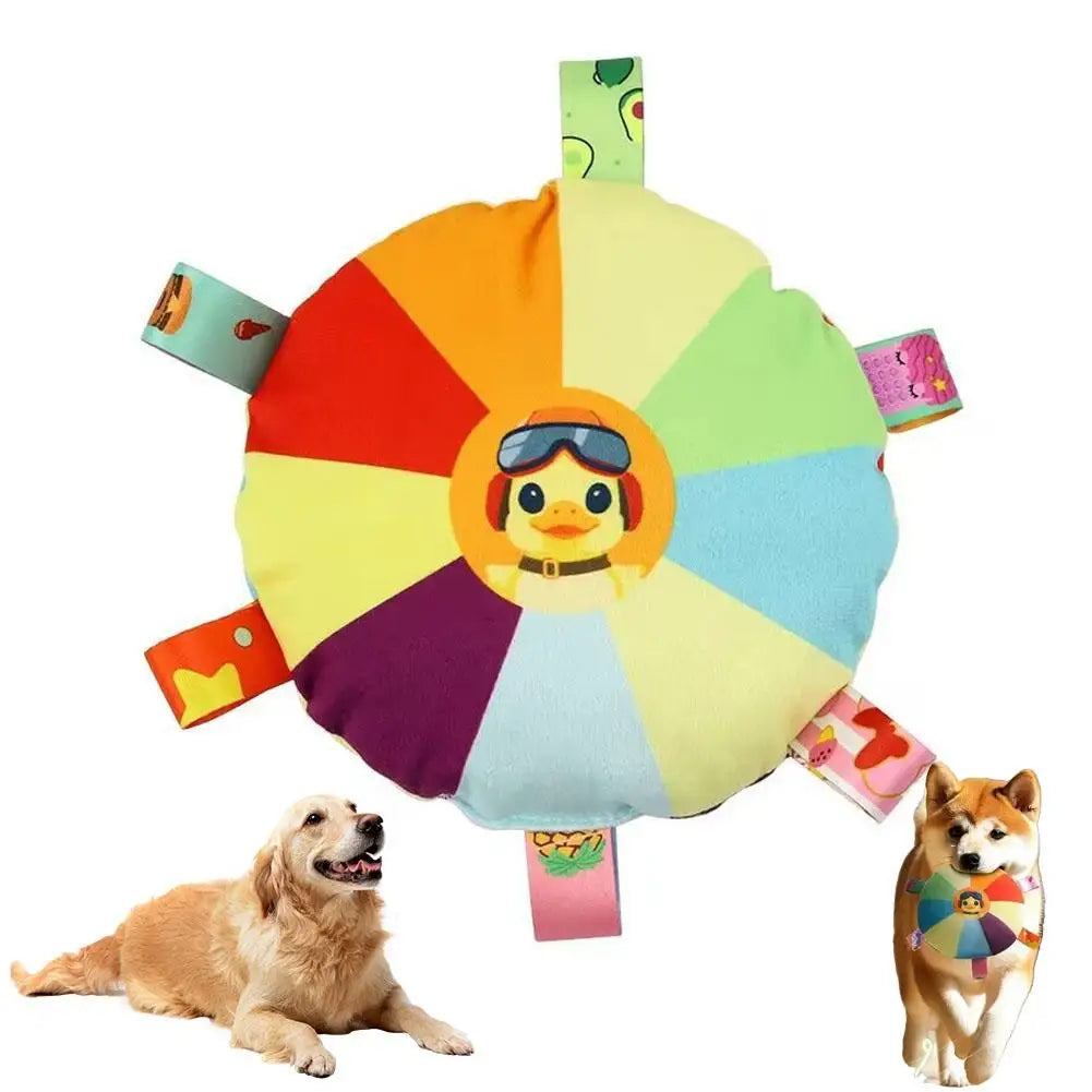 Soft-Flight Plush Flying Saucer Dog Toy – Aerodynamic Interactive Fetch Toy