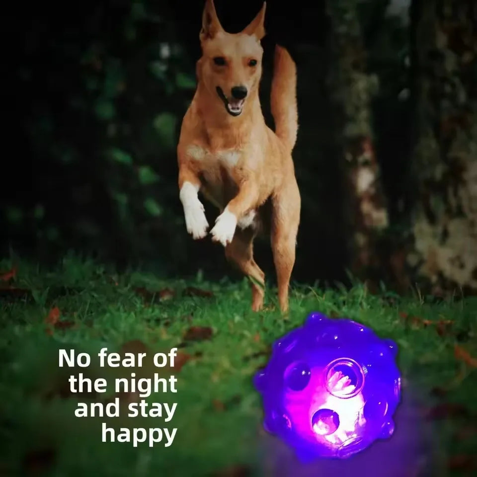 Smart LED Interactive Rolling Ball – Automatic Motion-Activated Pet Toy for Boredom Relief