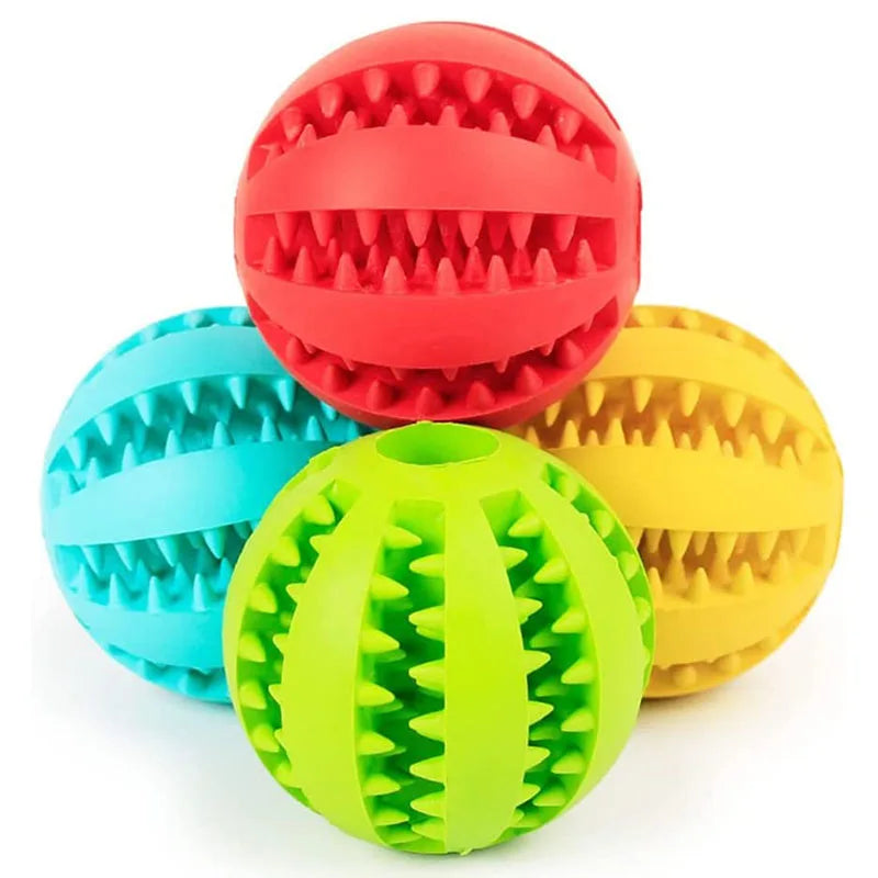 Interactive Dental Treat Ball – Durable Bite-Resistant Rubber Slow Feeder for All Dogs