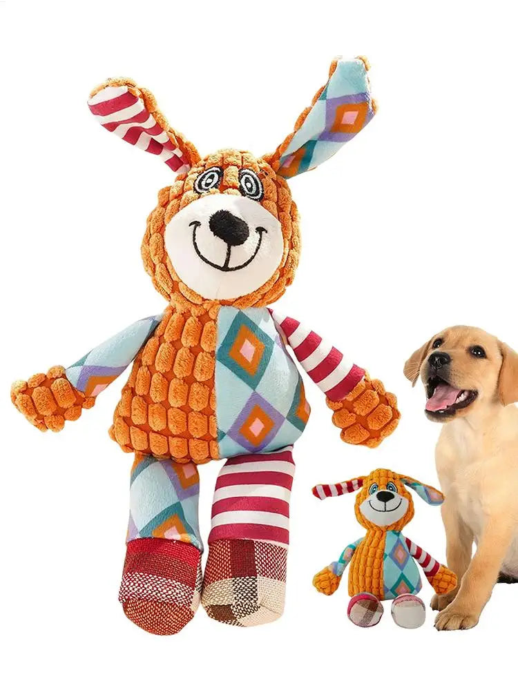 Wildwood Critters Squeaky Plush – Durable Fleece Molar & Chew Toy for Dogs