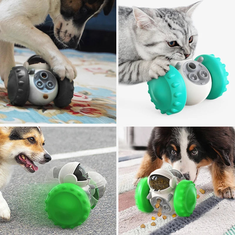 Interactive Tumbler Puzzle Dog Toy – IQ-Boosting Slow Feeder & Treat Dispenser