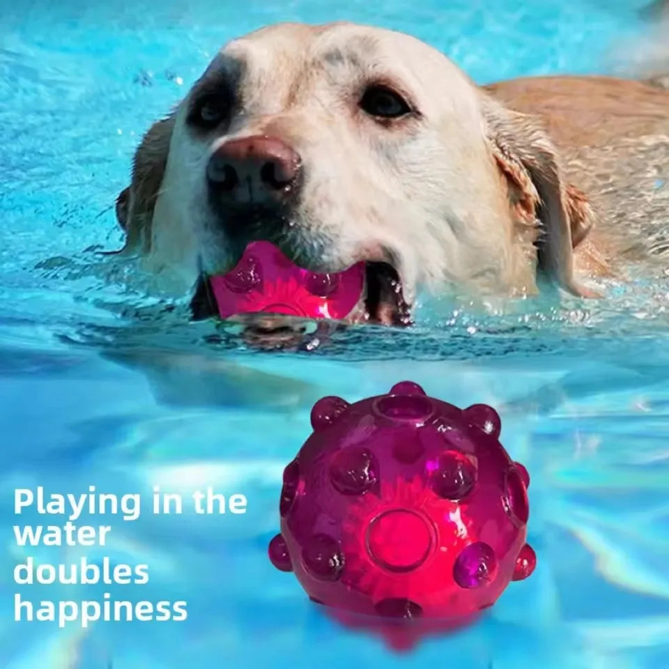 Smart LED Interactive Rolling Ball – Automatic Motion-Activated Pet Toy for Boredom Relief