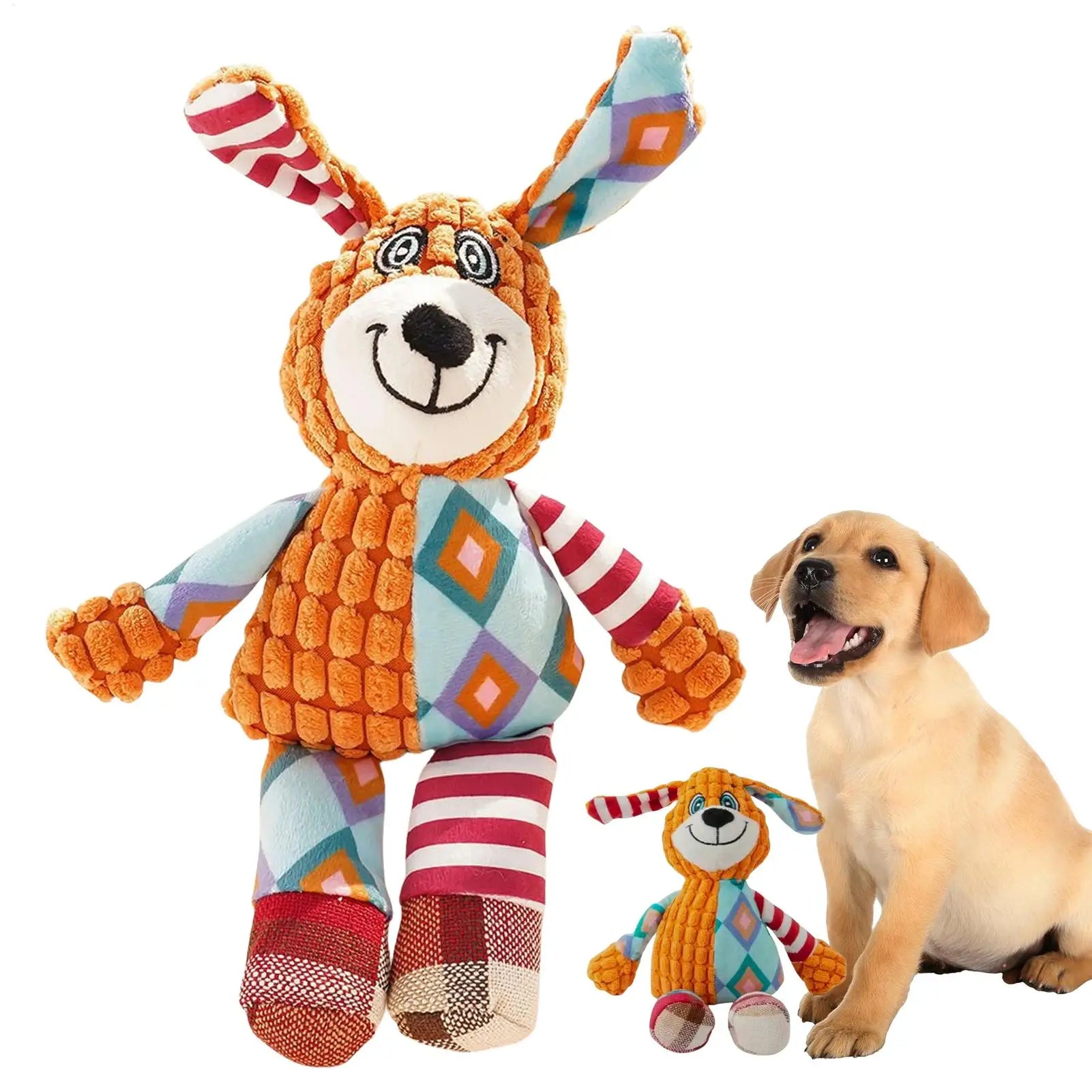 Peluche chillón Wildwood Critters: juguete molar y masticable de vellón duradero para perros